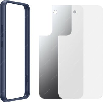 Modrý kryt Samsung Frame Cover pro Samsung Galaxy S22+ - 3