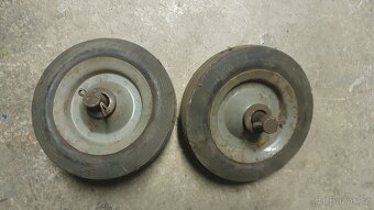 Pojezdová kolečka pogumovaná - 3