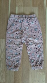 Dívčí zateplené kalhoty vel. 92 - 3
