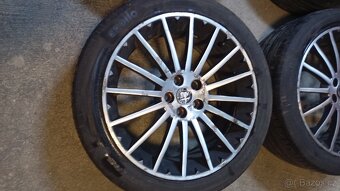 Alu Toora 17" 5x98 Alfa romeo sada černostříbrná - 3
