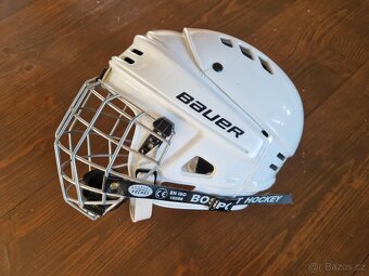 Dětská hokejová helma BAUER s košíkem 52/57 - 3