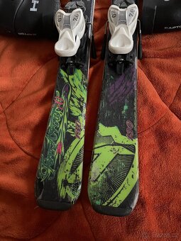 Univerzální lyže Nordica 130 cm +lyžáky Head 36-37 - 3