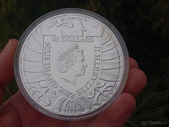 Stříbrná 10 oz investiční mince Český lev 2022 stand, 311gr. - 3