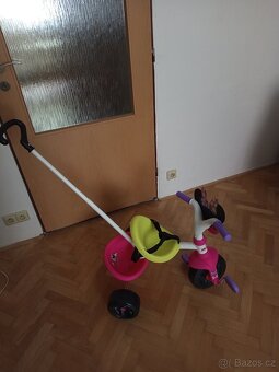 Dětská tříkolka s vodící tyčí - 3