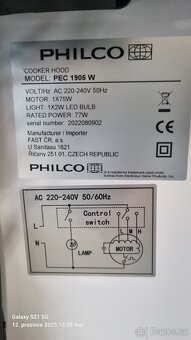 Odsavač par PEC 1905 W Philco - 3