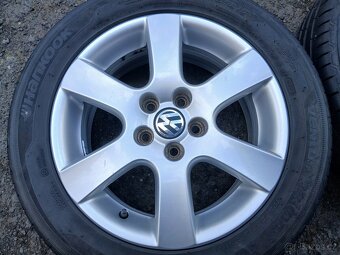Prodám sadu ALU kol VW 195/55R15 letní - 3