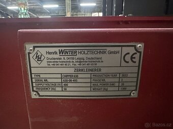 WINTER drtič štěpkovač CHIPPER 630 - 3