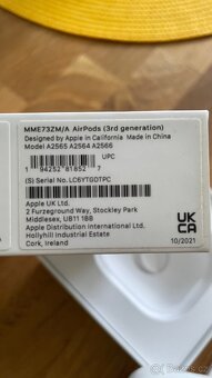 Apple AirPods 3 s MagSafe nabíjecím pouzdrem - 3