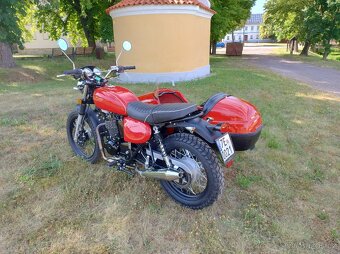 Jawa 350 OHC Scrambler + sidecar Velorex 562 - 3