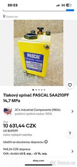 Tlakový spínač Pascal - 3