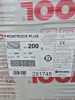 Minerální vata Rockwool Frontrock Plus 200 mm – 3 palety - 3