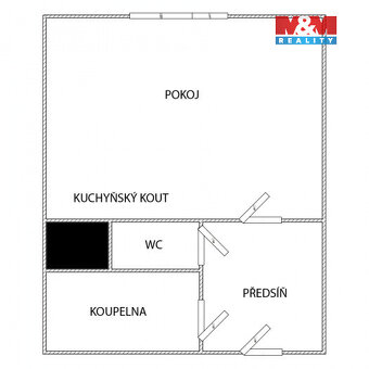 Prodej bytu 1+kk, 31 m², Český Těšín, ul. Slezská - 3