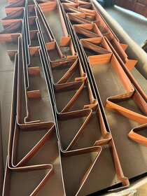 Sněhové háky D-94 Bramac, Braas - režná, cihlově červená - 3