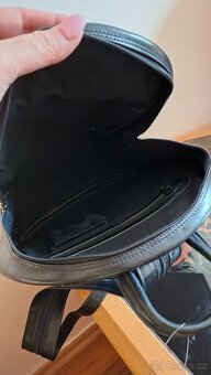 Batoh Kožený černý zn.Hajn - 3