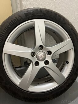 Alu kola Seat 17"+pneu Continental - 3