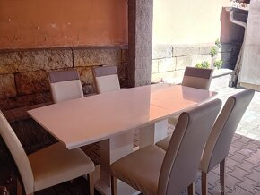 Jídelní stůl a židle (6kusu) - 3