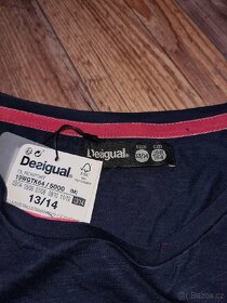 1+1 NOVÉ dívčí tričko Desigual 146/152 a 158/164 - 3