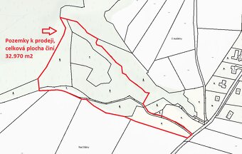 Prodej, lesní pozemek, 32.970 m2, Stolín, Náchod - 3