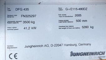 Jungheinrich DFG 435, pouze 3700 MTH - 3