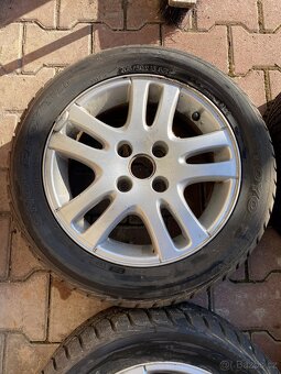 Alu VW golf 3 + pneu , rozteč 4x100,205/50R/15 86H - 3