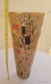 Skleněná váza velká Gustav Klimt (GOEBEL) - 3