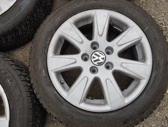 ALU VW 7x16 5x112 et45+zimní pneu 205/55/16 - 3