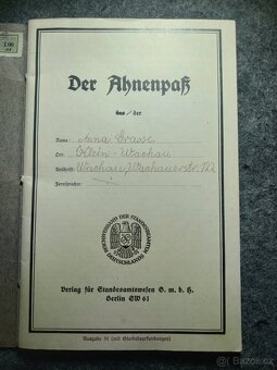Německý rodokmen 1938 - 3