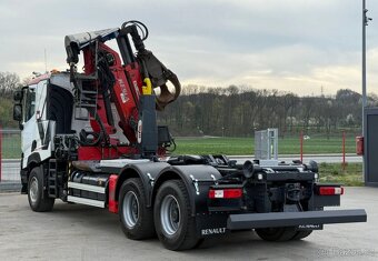Renault C520 - 6x4 - Nosič kontejnerů + HR-KESLA 2111 - 3