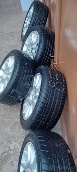 Alu kola 5ks 4x108 OE Ford s pneu 205/50R16 léto - 3