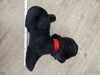 Starý starožitný plyšový pes - 3