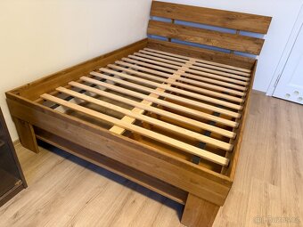 Masivní dubová postel Sofi 140×200 cm - 3