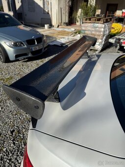 víko kufru E92 + GTS CARBON KŘÍDLO + CARBON FAT LIP - 3