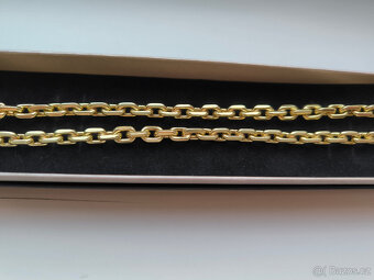 Zlatý 14 k řetěz anker - 3