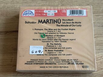 CD – Bohuslav Martinů – Hry o Marii - 3