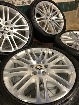 Alu kola Škoda R18 5X112 ZÁNOVNÍ LETNÍ PNEU 225/40 R18 LUXON - 3