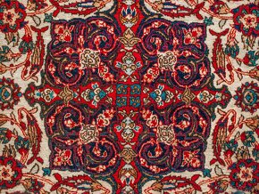 Ručně vázaný Perský koberec Tabriz z Íránu z roku 1940 - 3