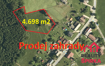 Pozemek, CP 4698 m2, Dlouhoňovice, Žamberk, okres Ústí nad O - 3