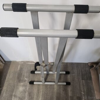 Stojan pro klávesy atd. Ocel102cm složený - 3