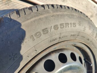 Kola 195/65r15 + 3x DUNLOP Winter - 3