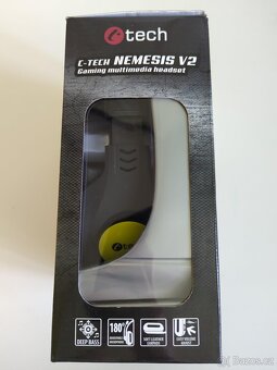 Herní multimediální sluchátka C-TECH NEMESIS V2 - 3