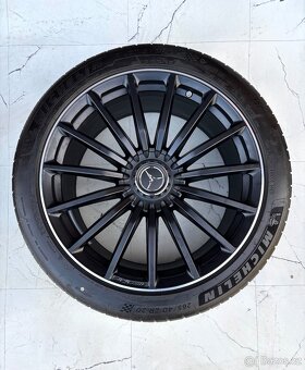 Letní sada Alu Kola Černý mat Mercedes R20 5x112 Originál - 3