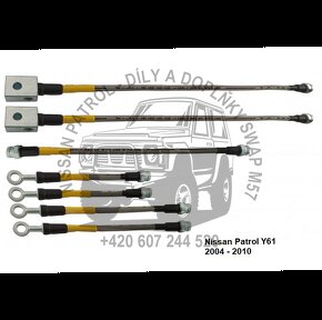 NISSAN PATROL Y60/Y61 - PANCÉŘOVÉ BRZDOVÉ HADICE - 3