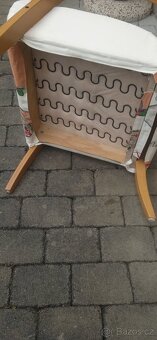 Křeslo s dřevěnými obručemi - 3