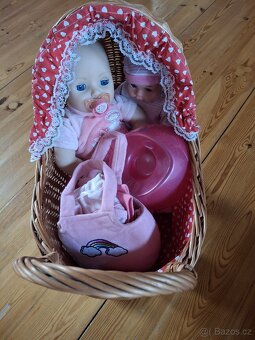 Panenka Baby born s kočárkem - 3
