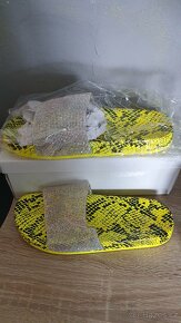 BOTY_2 páry_dámské pantofle, vel.38/39, nenošené - 3