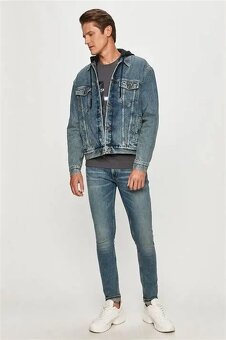 TOMMY HILFIGER STYLOVÁ JEANS BUNDA.- XXL - 3