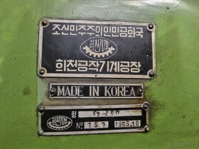 Prodam svislou frezku F2-250 - 3