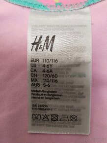 Dívčí plavky zn. H&M vel. 110/116 - 3