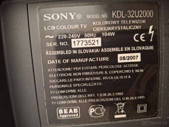 Televize Sony 80 cm - 3