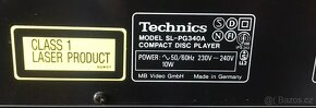 CD Technics SL-PG340 ( 1993) MANUÁL ,SUPER STAV - 3